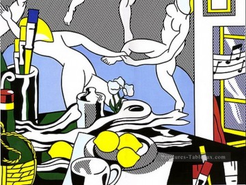 Estudio del artista la danza 1974 Roy Lichtenstein Pinturas al óleo